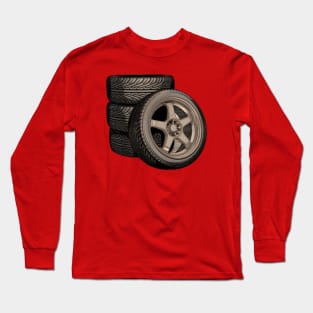 JDM WHEEL Long Sleeve T-Shirt